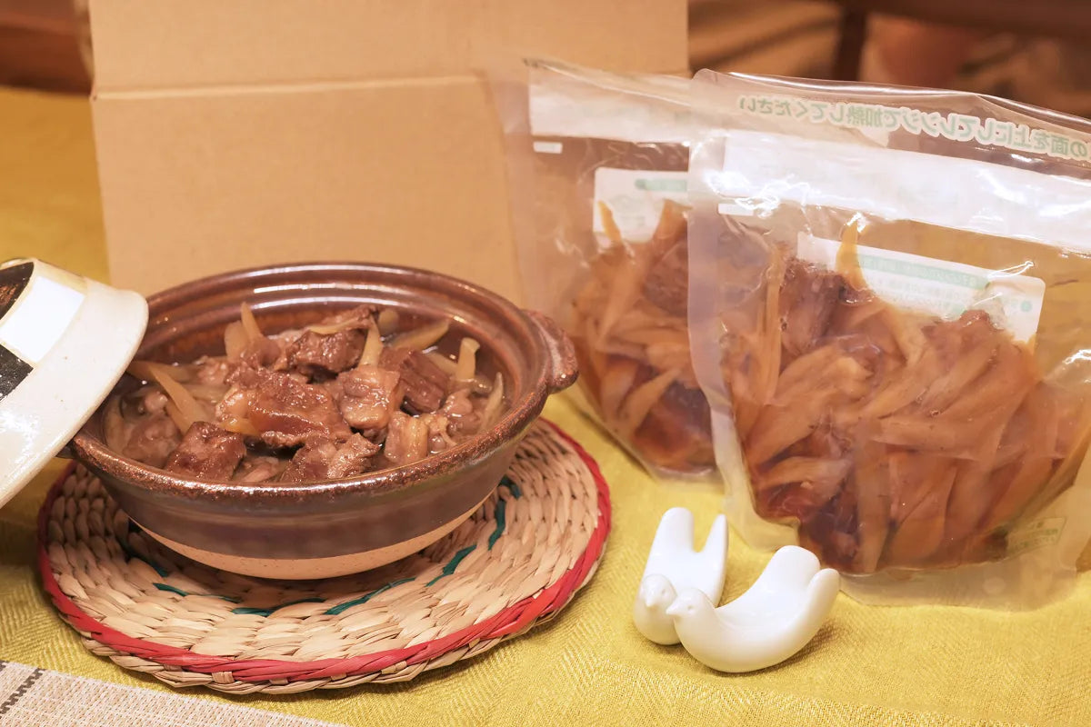 【和牛】牛すじ　醤油煮込み（6袋）